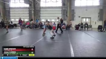92 lbs Finals (2 Team) - Gabe Krieger, Team Ohio vs Noah Curren, Railroad City Riders