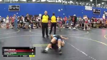 85 lbs Round 3 (6 Team) - Matez Sheard, Team Gotcha vs Cruz Orueta, Elite Athletic Club