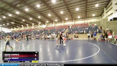 89 lbs Round 5 (6 Team) - Nixon Canfield, UTAH vs Mason Wright, IDAHO