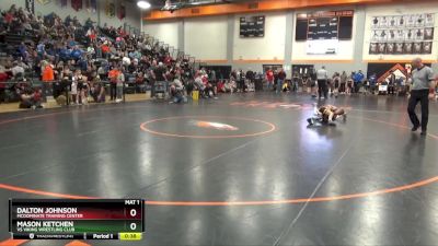 57 lbs Semifinal - Mason Ketchen, VS Viking Wrestling Club vs Dalton Johnson, McDominate Training Center