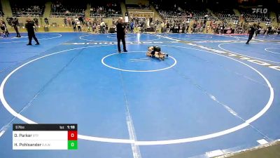 57 lbs Rr Rnd 3 - Oria Parker, Tulsa Blue T Panthers vs Haven Pohlsander, R.A.W.