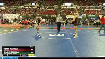 Cons. Round 2 - Percy Bechtold, Choteau vs Chance Bockman, Saint Ignatius / Charlo