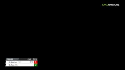 285 lbs Consi of 8 #2 - Ryan Solomon, Pitt vs Garrett Ryan, Columbia University