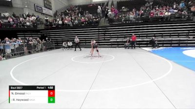 125 lbs Cons. Semi - Regan Heywood, Wasatch vs Noa Omessi, Park City