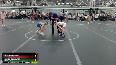 68 lbs Round 1 (4 Team) - Rocco Creazzo, Grit Mat Club vs Dylan Silkowski, Seagull WC