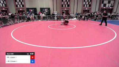 138 lbs Round Of 16 - Matthew Lopes, Ct vs Matthew Dimen, Ri