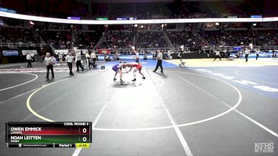 II-145 lbs Cons. Round 3 - Noah Leitten, Perry vs Owen Emmick, Lansing