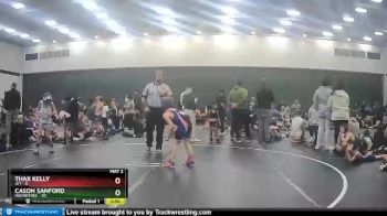 65 lbs Thax Kelly, JET vs Cason Sanford, Roundtree