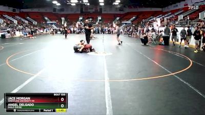 125 lbs Cons. Round 4 - Angel Delgado, Eagle Empire vs Jace Morgan, Wrestling University-MI