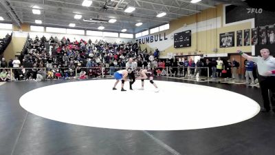 160 lbs Semifinal - Lincoln Carlson, East Lyme/Norwich Tech vs Jeffrey Hutzelmann, Fairfield Ludlowe