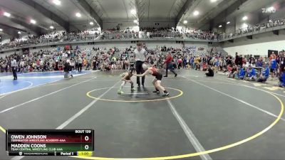 60 lbs Cons. Round 2 - Owen Johnson, Terminator Wrestling Academy-AAA  vs Madden Coons, Team Central Wrestling Club-AAA