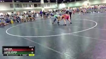 285 lbs Round 2 (6 Team) - Carter Sparks, Storm Wrestling vs Luke Cox, Dream Team