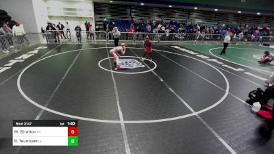 113 lbs Consi Of 64 #2 - Malachi Stratton, DE vs Brayden Teunissen, IL