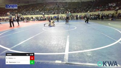 132 lbs Round Of 16 - Conner Hess, Vinita Kids Wrestling vs Mason Denison, Cowboy Wrestling Club