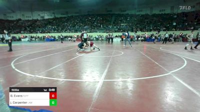 150 lbs Consi Of 64 #2 - Braxton Evans, Tuttle vs Jermey Carpenter, Highlander Wrestling