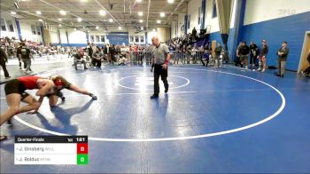 170 lbs Quarterfinal - Jonah Ginsberg, Wellesley vs Joseph Bolduc, Methuen