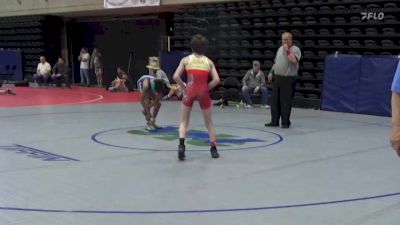 93 lbs Quarterfinal - Brighton Karvoski, Sandy Hook, CT vs Jaeczar Evans, Rahway, NJ