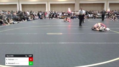 101 lbs Round Of 32 - Addison Palmer, Sunkids vs Alena Messerli, Warrior WC