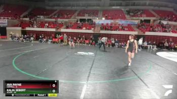 120 lbs 2nd Wrestleback And Semi-finals(16 Team) - Ava Payne, Coppell vs Kalin Sebert, Allen