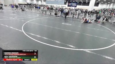 138 lbs Cons. Round 10 - Damon Ingram, South Central Punisher Wrestling vs Koy Davidson, Sebolt Wrestling Academy