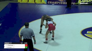 101 lbs Final - Lizette Rodriguez, James Logan (NCS) vs Angelina Gomez, Northview (SS)