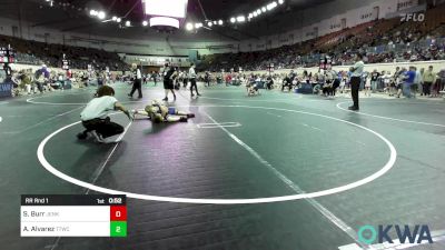 Rr Rnd 1 - Silas Burr, Jenks Trojan Wrestling Club vs Anthony Alvarez, Team Tulsa Wrestling Club