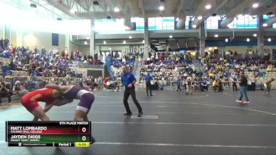 138 lbs 5th Place Match - Jayden Diggs, Mount Saint Joseph vs Matt Lombardo, Calvert Hall College