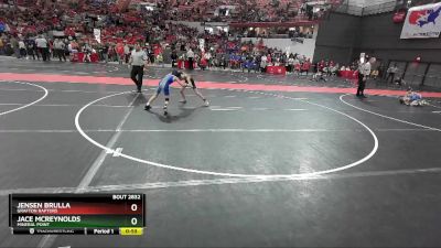 70 lbs Cons. Round 5 - Jace McReynolds, Mineral Point vs Jensen Brulla, Grafton Raptors