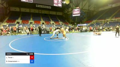 220 lbs Cons 16 #2 - Leonardo Tovar, Illinois vs Dylan Greenstein, Massachusetts