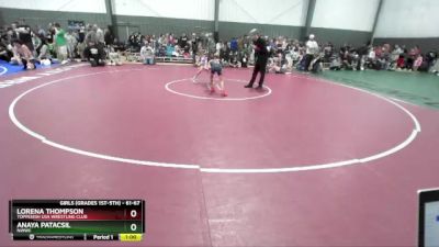 61-67 lbs Round 5 - Anaya Patacsil, NWWC vs Lorena Thompson, Toppenish USA Wrestling Club