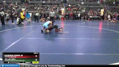 105 lbs Quarterfinal - Dylan Hall, Greater Heights Wrestling-AAA vs Kameron Green Jr, The Best Wrestler