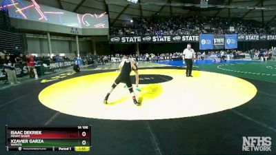 1A 106 lbs Champ. Round 1 - Xzavier Garza, Wapato vs Isaac DeKriek, Mount Baker