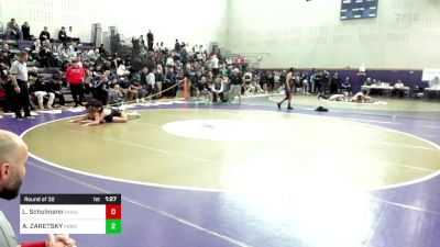 144 lbs Round Of 32 - Levi Schulmann, Northern Highlands vs Abe ZARETSKY, Paramus Catholic