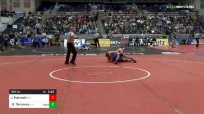 285 lbs Round of 16 - John Hartnett, Sacred Heart vs Brett Dempsey, American