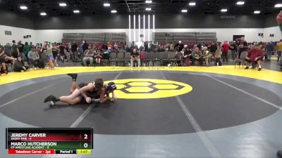 90 lbs Round 2 (8 Team) - Jeremy Carver, Short Time vs Marco Hutcherson, CP Wrestling Academy