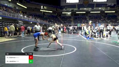 90 lbs Semifinal - Shamil Islamov, Baldwin vs Amari Jenkins, Diocese Of Erie