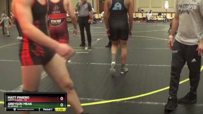 180 lbs Semis & 1st Wrestleback (8 Team) - Greyson Meak, BlueWave vs Matt Piniero, Smitty`s Barn