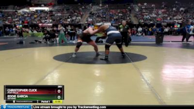285 lbs Cons. Round 4 - Eddie Garcia, Skyview vs Christopher Click, Post Falls