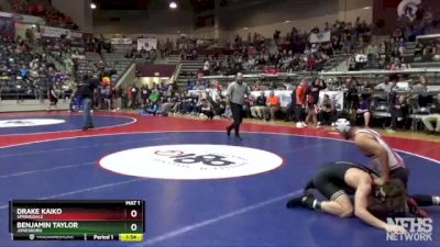 6A 157 lbs Quarterfinal - Benjamin Taylor, Jonesboro vs Drake Kaiko, Springdale