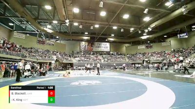 Semifinal - Krew King, North Sanpete vs Braxten Blackett, Juab