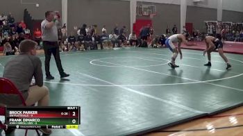 149 lbs Finals (2 Team) - Brock Parker, UW Platteville vs Frank DiMarco, John Carroll Univ