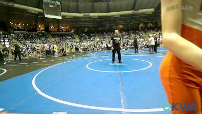 76 lbs Consi Of 16 #2 - Rylan Jenkins, Fort Gibson Youth Wrestling vs Bryce Wilkerson, Tonkawa Takedown Club