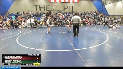 112 lbs Cons. Round 5 - Jayden Davidson, Cougars Wrestling Club vs Jordan Murray, Northside Wrestling Club