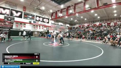 152 lbs Champ. Round 1 - Ignacio Meza, Cathedral City vs Elijah Contreras, Vista Murrieta