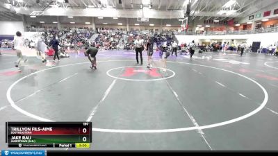 197 lbs Champ. Round 2 - Jake Rau, Jamestown (N.D.) vs Trillyon Fils-aime, Southeastern