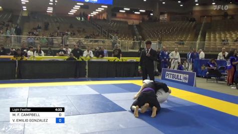 MAXWELL F. CAMPBELL vs VALENTIN EMILIO GONZALEZ 2024 Pan Jiu Jitsu IBJJF Championship