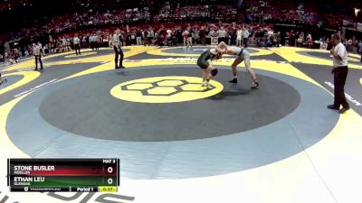 D1-144 lbs Cons. Round 3 - Ethan Leu, GlenOak vs Stone Busler, Moeller