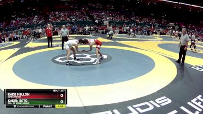 D1-138 lbs Cons. Round 3 - Kade Mellon, Wadsworth vs Kaden Soto, Tol. St. John`s Jesuit