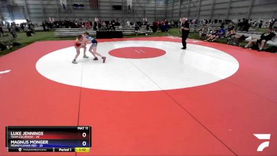 88 lbs Placement Matches (8 Team) - Luke Jennings, Team Colorado vs Magnus Monger, Pennsylvania Red