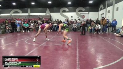 159 lbs Semis & 1st Wrestleback (8 Team) - Mason Fahey, Gotcha National vs Braxton Pulley, Minions Black (GA)